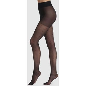 Panty's nopjes Perfect Contention 25D DIM. Polyamide materiaal. Maten T3. Zwart kleur