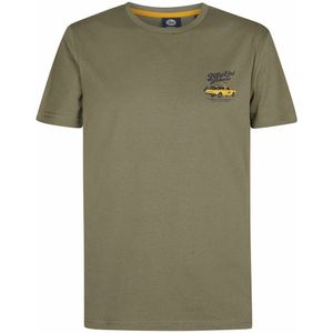 Petrol Industries - T-shirt - Groen - Katoen - Korte Mouwen