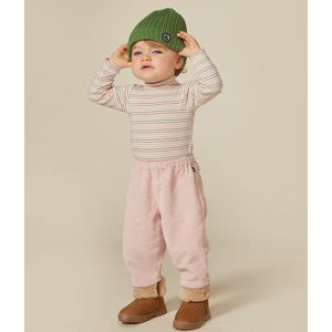 Broek in fluweel PETIT BATEAU. Katoen materiaal. Maten 1 jaar - 74 cm. Roze kleur