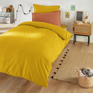 Geelrood tweepersoons dekbed, dubbel dekbed van 7,5 TOG voor zomer en Geelrood tweepersoons dekbed, dubbel dekbed van 7,5 TOG voor zomer en