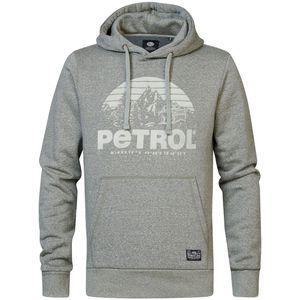 Hoodie PETROL INDUSTRIES. Katoen materiaal. Maten XXL. Grijs kleur