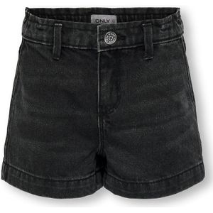 Jeansshort KIDS ONLY. Katoen materiaal. Maten 14 jaar - 156 cm. Zwart kleur