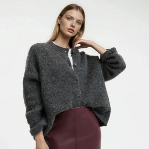 La Redoute Collections - Signature LYSANDRE - Vest - Mêlee Donkergrijs - Alpacamix