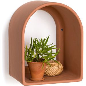 Wandrek met terracotta afwerking, Teracota