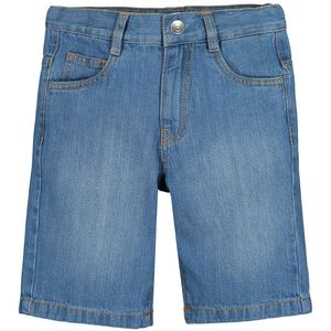 Bermuda in jeans 3-12 jaar LA REDOUTE COLLECTIONS. Denim materiaal. Maten 9 jaar - 132 cm. Blauw kleur