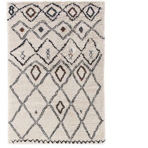 Vloerkleed in berber stijl, Ustril LA REDOUTE INTERIEURS. Polypropyleen materiaal. Maten 120 x 170 cm. Multicolor kleur