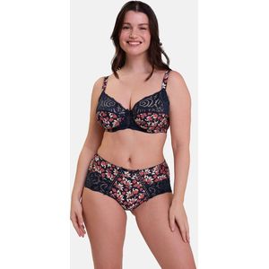 SANS COMPLEXE - Amélie Print - Hipster - Blauw - Polyamide