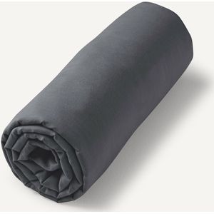 AM.PM. - Gypse - Hoeslaken - Houtskool - Biologisch Voilekatoen