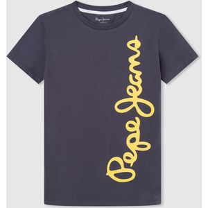 T-shirt met korte mouwen PEPE JEANS. Katoen materiaal. Maten 10 jaar - 138 cm. Grijs kleur