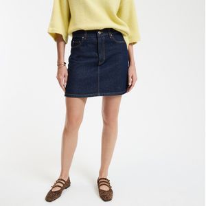 LA REDOUTE COLLECTIONS - Korte Jeansrok - Blauw - Katoen