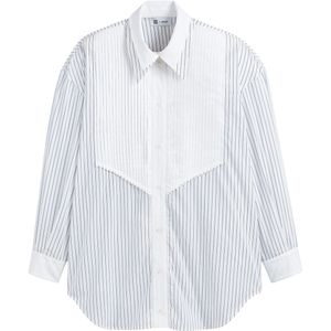 Jeremy Currat - Gestreept Los Hemd - Blauw/Wit - Katoen