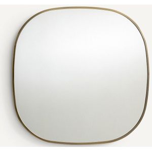 Caligone - Organische Spiegel - Goudkleur - Geborsteld Metaal