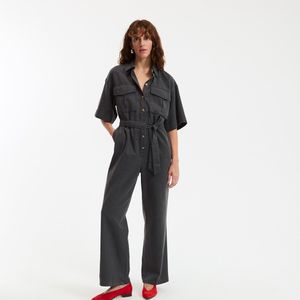 LA REDOUTE COLLECTIONS - Jumpsuit - Grijs - Tencel/Lyocell