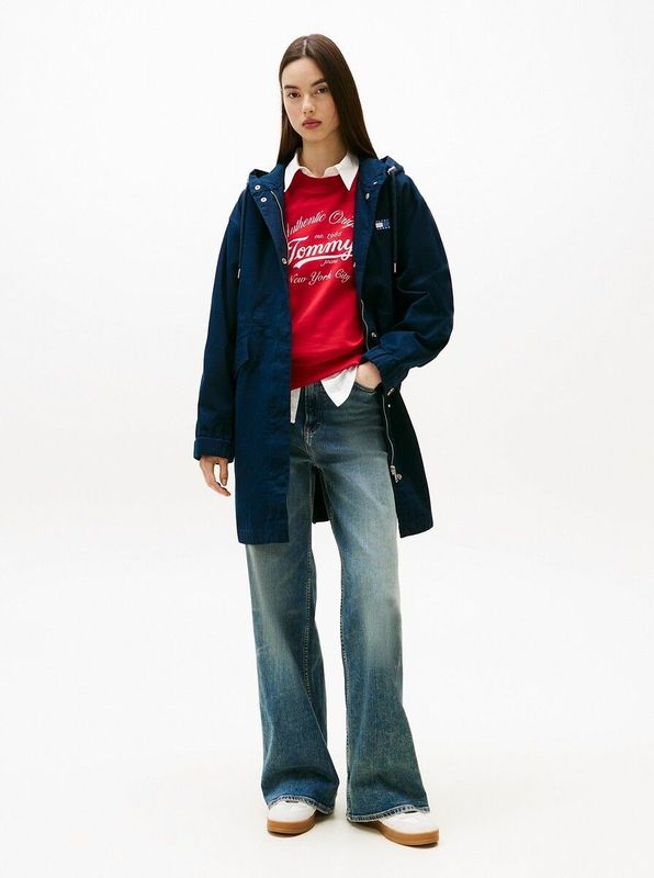 Tommy Jeans - BADGE - Tussenmantel - Navy
