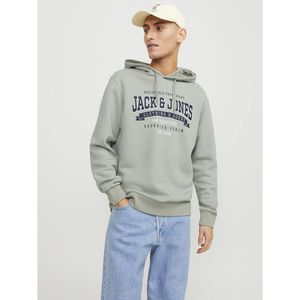 Hoodie Jjelogo JACK & JONES. Polyester materiaal. Maten M. Groen kleur