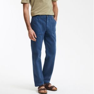 LA REDOUTE COLLECTIONS - Rechte Broek - Indigoblauw - Katoen