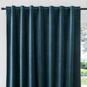 La Redoute Interieurs - Velvet - Thermisch Gordijn - Inktblauw - 180 x 135 cm
