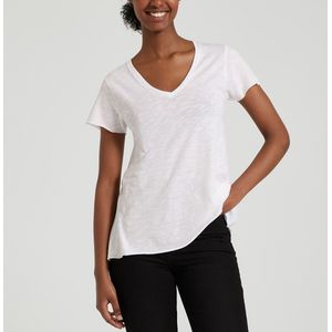 American Vintage - Jacksonville - T-shirt - Wit - Katoen