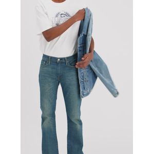 Jeans 527 Bootcut LEVI'S. Katoen materiaal. Maten W32 - Lengte 34. Blauw kleur