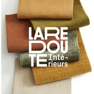 Stalen zetel Ravel, dik linnen LA REDOUTE INTERIEURS. Dikke linnen materiaal. Maten één maat. Beige kleur