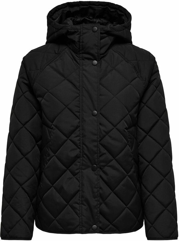 Onlsigga - Gequilte Jas - Tussenjas - Lange Mouwen - Knoopsluiting