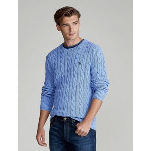Polo Ralph Lauren - Kabeltrui - Blauw - Katoen