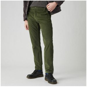 Chino STD II in fluweel LEVI'S. Katoen materiaal. Maten Maat 31 (US) - Lengte 30. Groen kleur