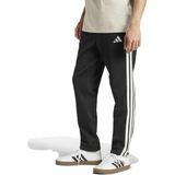 adidas - Essentials 3-Stripes - Joggingbroek - Zwart - Fleece - Gerecycled Materiaal
