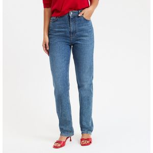 LA REDOUTE COLLECTIONS - Regular Jeans - Blauw - Hoge Taille - Recht Model