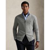 Polo Ralph Lauren - Geborduurde Logo Wollen Trui met Rits - Grijs - Heren