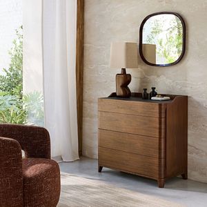 Orion - AM.PM. - Spiegel - Rood - H60 cm - Gelakt MDF