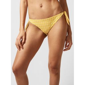 PASSIONATA - Bikinislip - Geel - Geruit Motief - Striklinten