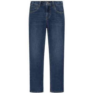 Jeans Slim Taper snit 512 LEVI'S KIDS. Katoen materiaal. Maten 8 jaar - 126 cm. Blauw kleur