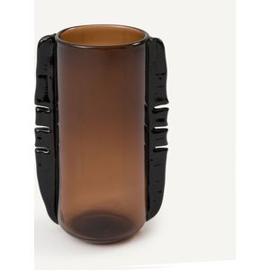 AM.PM. - Limno - Handgeblazen Glazen Vaas - Kastanje - H32 cm