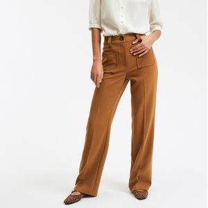 FELICIEN LA REDOUTE COLLECTIONS - Flare Broek - Kastanje - Polyester