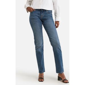 Rechte jeans, medium taille ESPRIT. Katoen materiaal. Maten Maat 33 (US) - Lengte 32. Blauw kleur