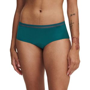 Menstruatieslip Eco cycle Lace, high flow CHANTELLE. Polyamide materiaal. Maten 36 FR - 34 EU. Groen kleur