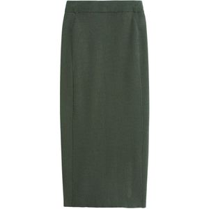 LA REDOUTE COLLECTIONS - Kokerrok - Groen - Viscose materiaal