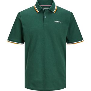 Polo tipped met logo JACK & JONES. Katoen materiaal. Maten S. Groen kleur