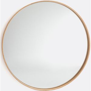 Alaria - Ronde Spiegel - Kastanje Kleur - Fineereik - Ø120 cm