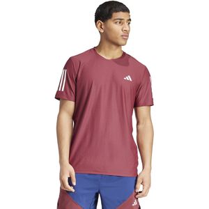 adidas Performance - T-shirt - Rood - Polyester - Korte Mouwen