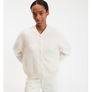 LA REDOUTE COLLECTIONS - Vest - Ivoor - Grof Tricot van Mixed Alpaca