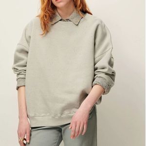 Sessun - CHEBBI - Oversized Sweater - Salie - Katoen