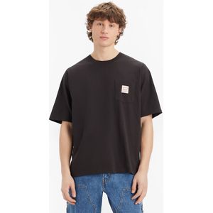 T-shirt met borstzak LEVI'S. Katoen materiaal. Maten S. Zwart kleur