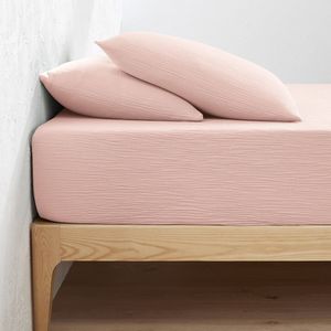 Kumla - Hoeslaken - Effen - Nude - 100% Katoen - Tetra