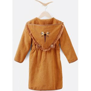 La Redoute Interieurs - Edgard - Badjas met Kap - Camel - 100% Katoen - Bio Badstof