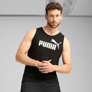 Singlet, ronde hals, zuiver katoen PUMA. Katoen materiaal. Maten XL. Zwart kleur
