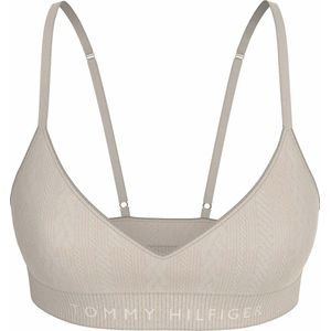 Triangel-BH Seamless TOMMY HILFIGER. Katoen materiaal. Maten M. Beige kleur