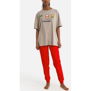Super Mario - Pyjama - Kastanje - Katoen