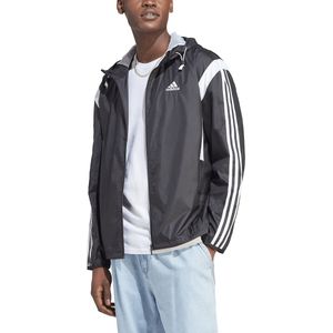 Windjack essentiel ADIDAS SPORTSWEAR. Polyester materiaal. Maten L. Zwart kleur